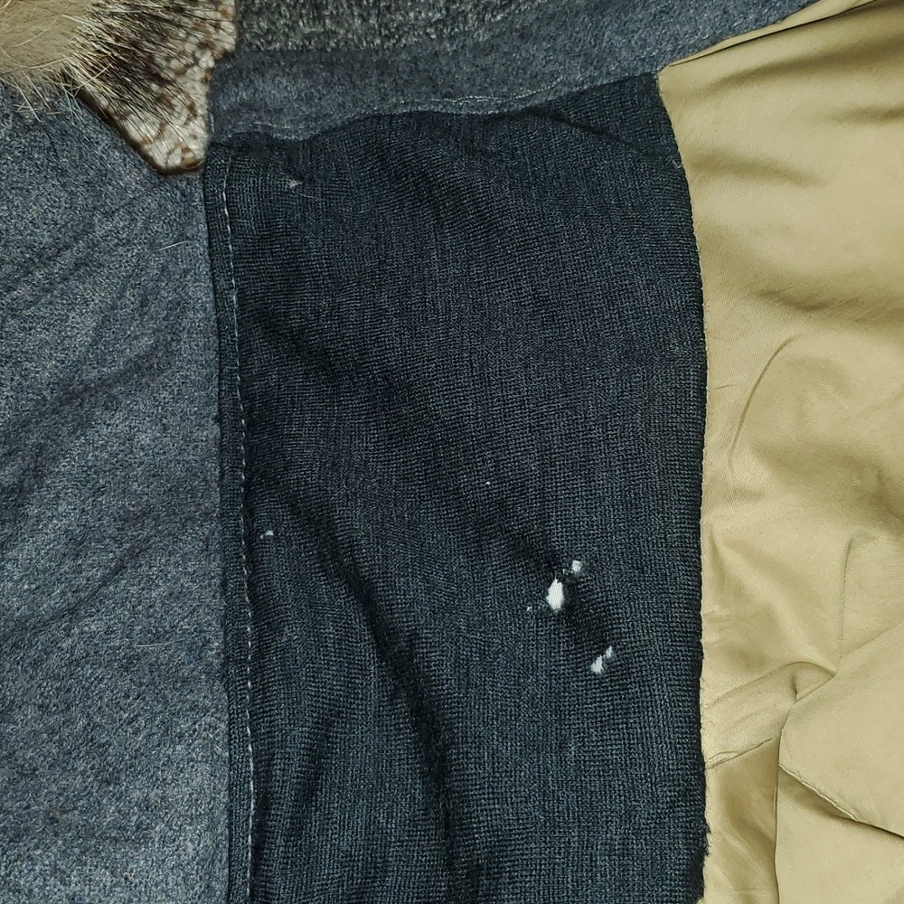 W's XS Woolrich Wool, Down, Real Fur Coat - Picture 4 of 14